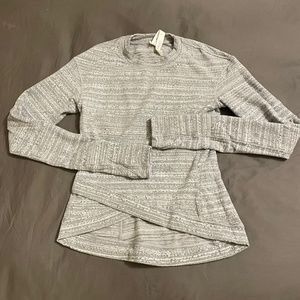 Lululemon asymmetric sweater grey